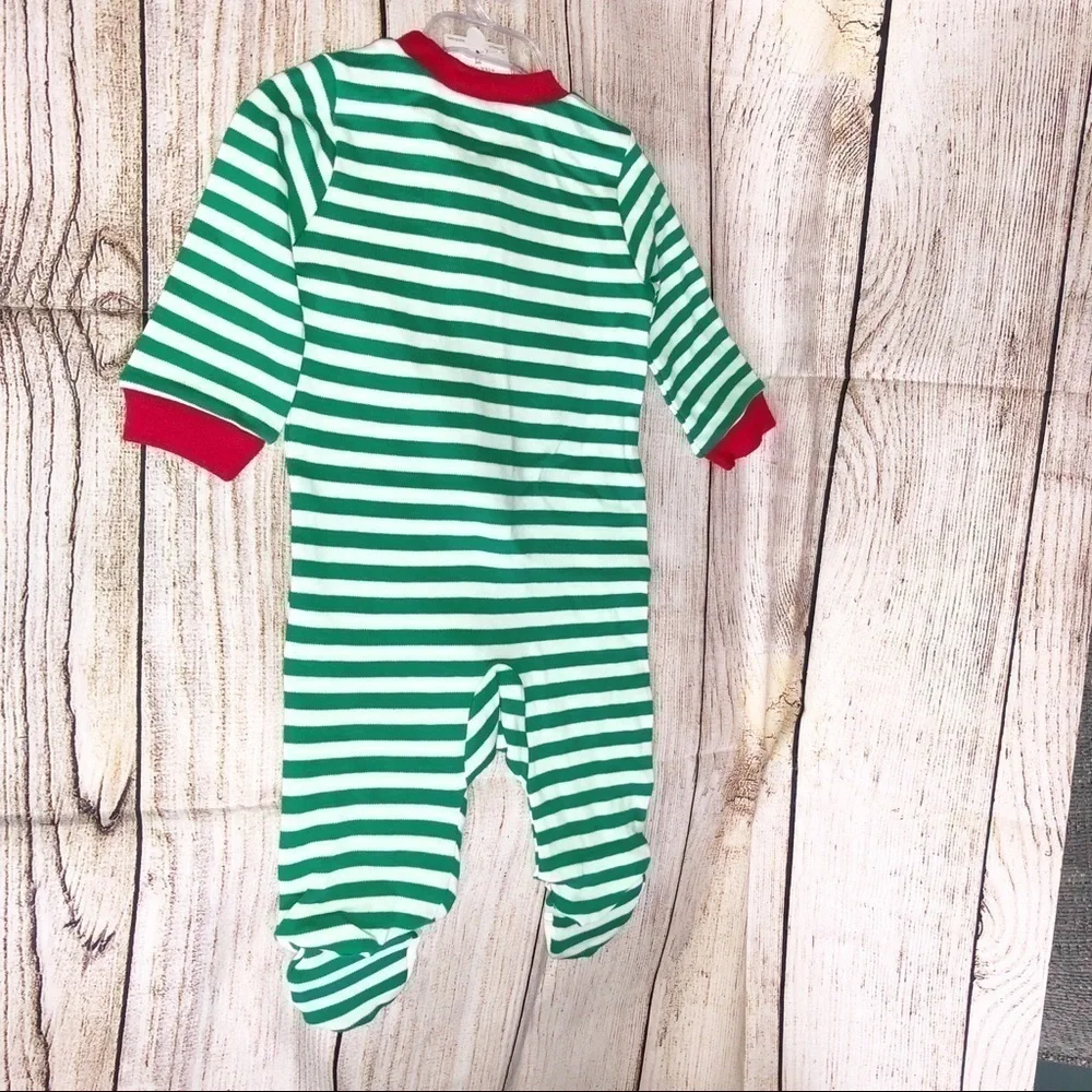 Christmas Santa Sleeper with Feet Size 9 Months